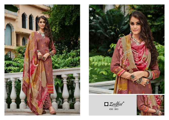 Zulfat Nusrat Pashmina Casual Wear Wholesale Dress Material Collection 